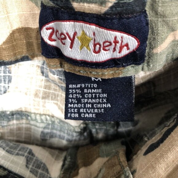 Zoey Beth Shorts Girls 9 Camouflage￼ Bermuda Pants - Picture 3 of 9